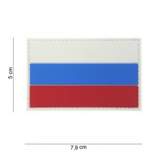 Nášivka vlajka RUSSIA 3D (velcro)