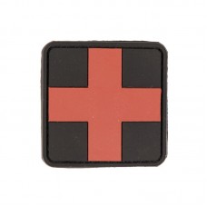 Nášivka Zdravotník 3D červený kříž