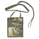 Peněženka cestovatelská - na krk, MANDRA WOOD. camo