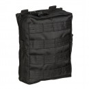 Pouzdro velké MOLLE vertikální, černé