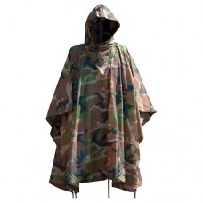 Pončo US ARMY WOODLAND camouflage