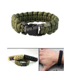 Žoldácký / PARA náramek 22mm OLIV (Paracord Bracelet)