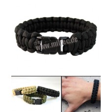 Žoldácký / PARA náramek 22mm BLACK (Paracord Bracelet)