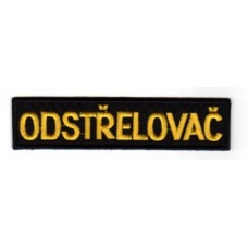 Nášivka ODSTŘELOVAČ (žlutočerná)