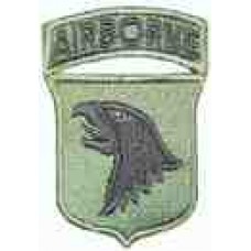 Nášivka Airborne - bojová (zelenočerná)
