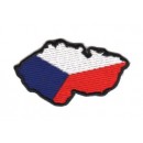 Nášivka Vlajka ČR-mapa