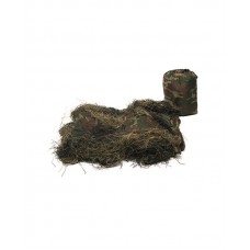 Maskovací přehoz GHILLIE ′ANTI FIRE′ 140X100 CM Woodland