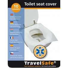 TravelSafe pokrývky WC sedátka - sada 10ks