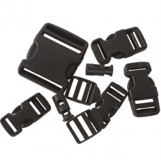 Sada vojenských přezek na opravu výstroje, black