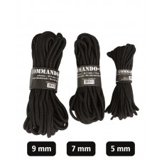Lano Commando - BLACK 5mm/15m