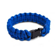 Žoldácký / PARA náramek 15mm BLUE (Paracord Bracelet)